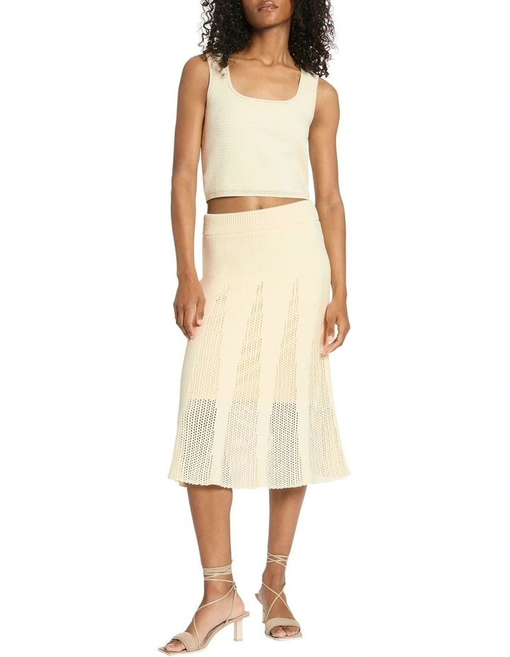 Malua Knit Midi Skirt in Hyams image 2