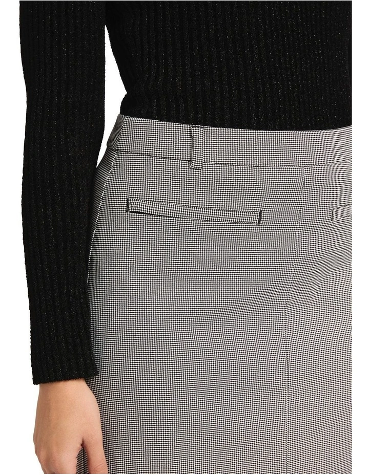 Shania Pencil Skirt in Black/White image 3
