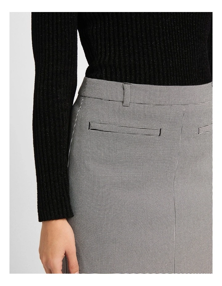 Shania Pencil Skirt in Black/White image 4
