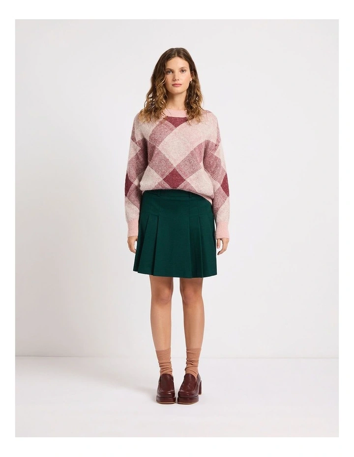 Spring Breakers Mini Skirt in Green Multi image 1