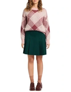 Spring Breakers Mini Skirt in Green Multi