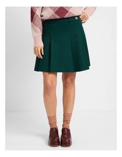 Spring Breakers Mini Skirt in Green Multi
