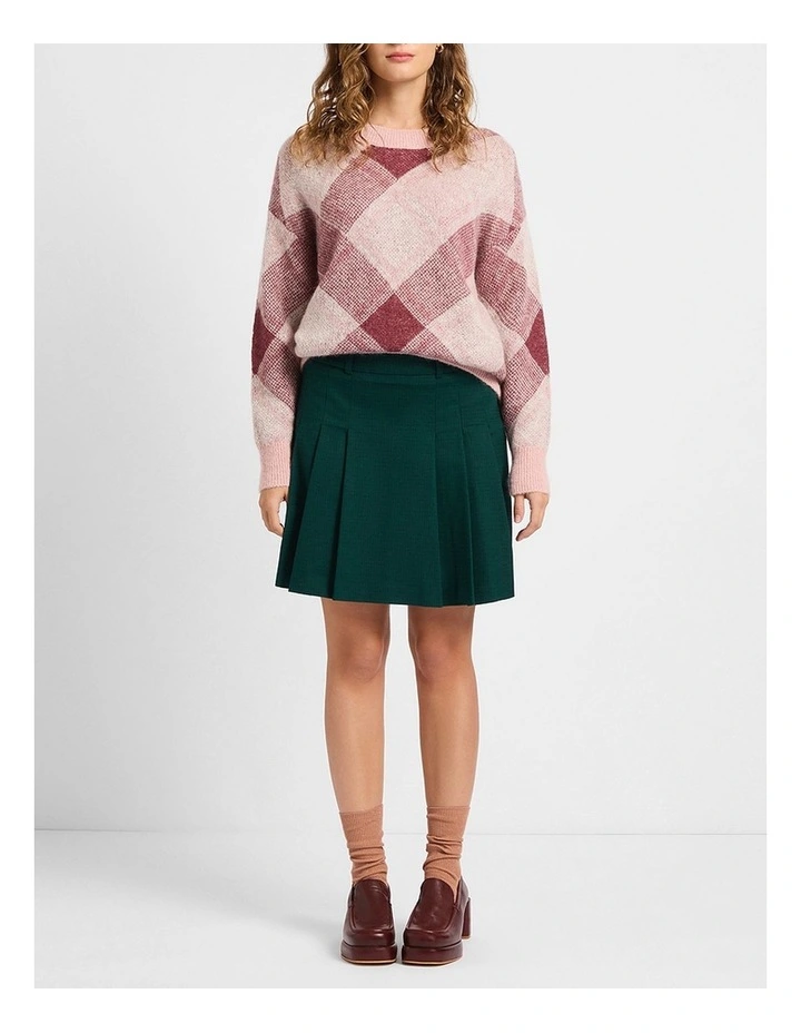 Spring Breakers Mini Skirt in Green Multi image 2