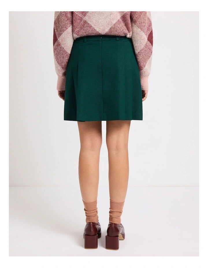 Spring Breakers Mini Skirt in Green Multi image 4