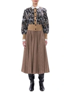Stallion Jersey Skirt in Camel