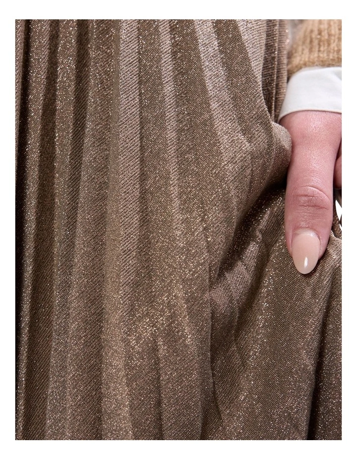 Stallion Jersey Skirt in Camel image 3