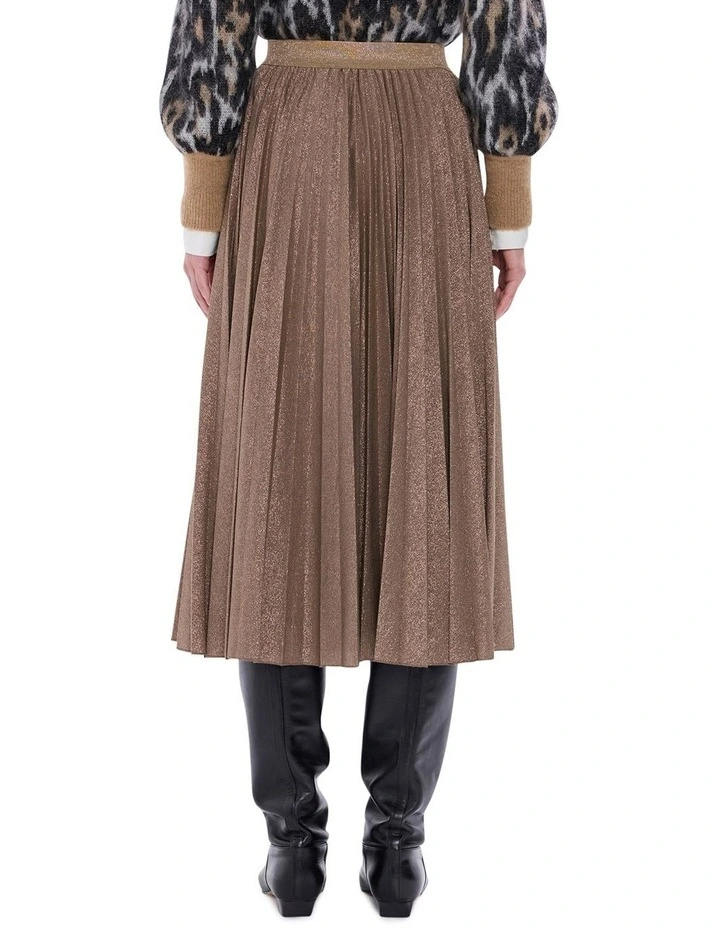 Stallion Jersey Skirt in Camel image 5