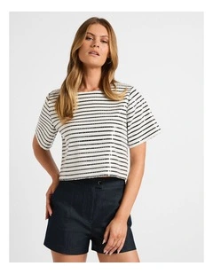 Tate Smart Denim Short in Indigo