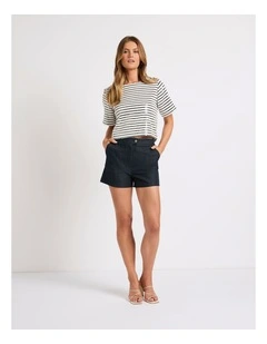 Tate Smart Denim Short in Indigo