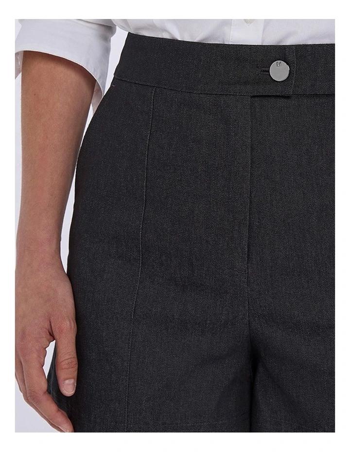 Tate Smart Denim Short in Washed Black image 4