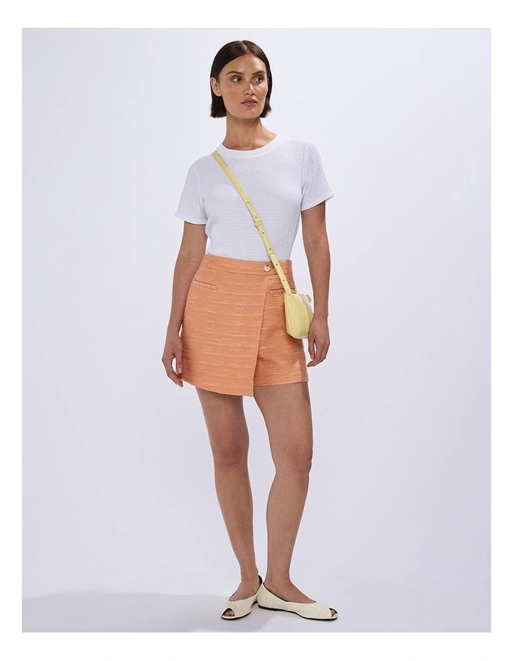 Tweed Could Be The One Skort in Orange image 1
