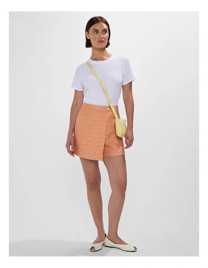 Tweed Could Be The One Skort in Orange image 2