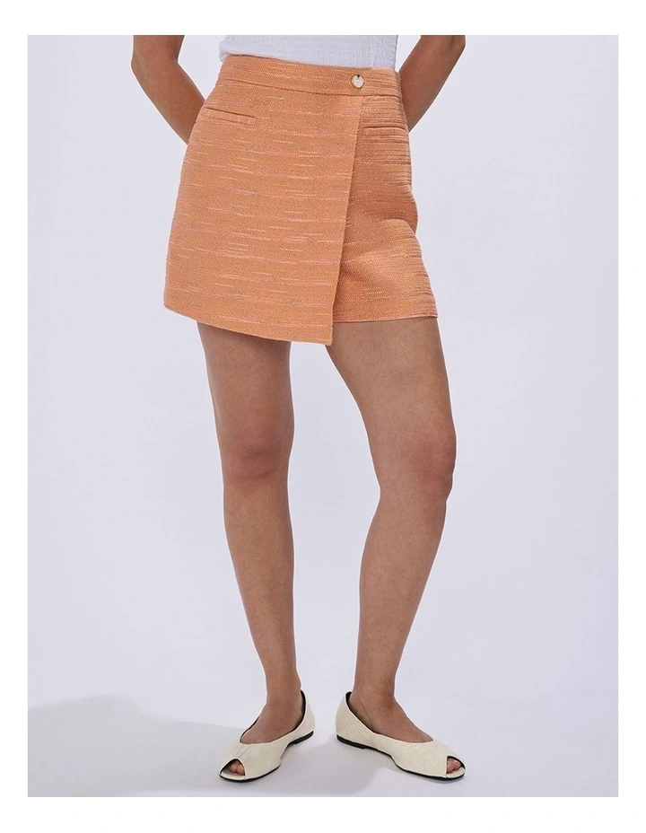 Tweed Could Be The One Skort in Orange image 2