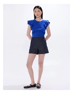 Spencer Smart Denim Short in Indigo