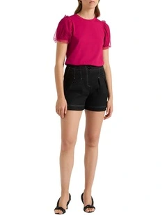 Pia Short in Black