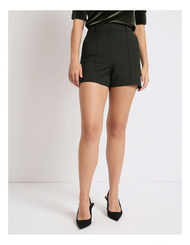 Dynasty Tailored Short in Dark Khaki image 2