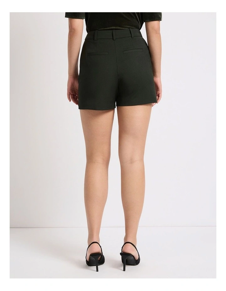 Dynasty Tailored Short in Dark Khaki image 3