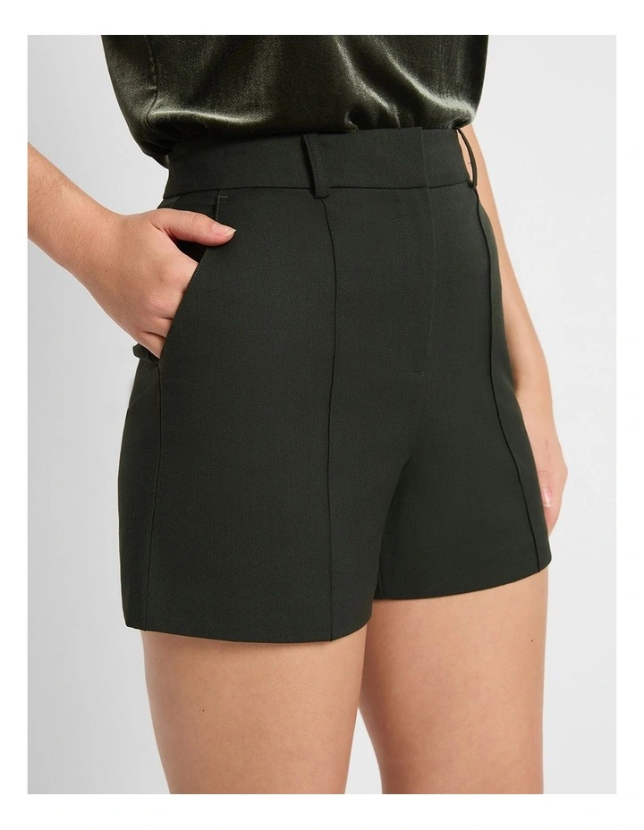 Dynasty Tailored Short in Dark Khaki image 4
