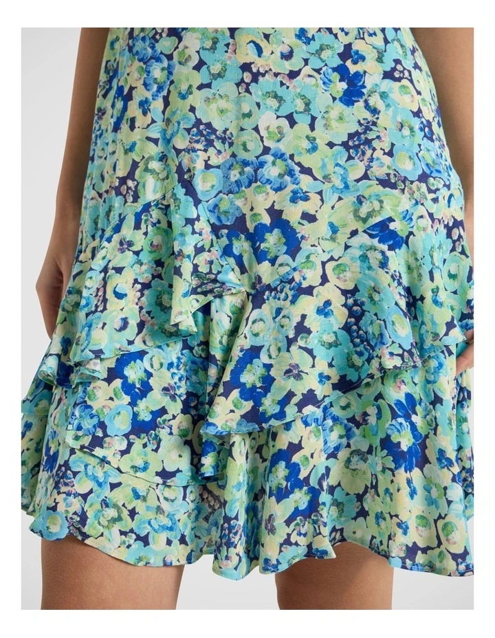 Mary Poppies Dress in Blue Multi image 4