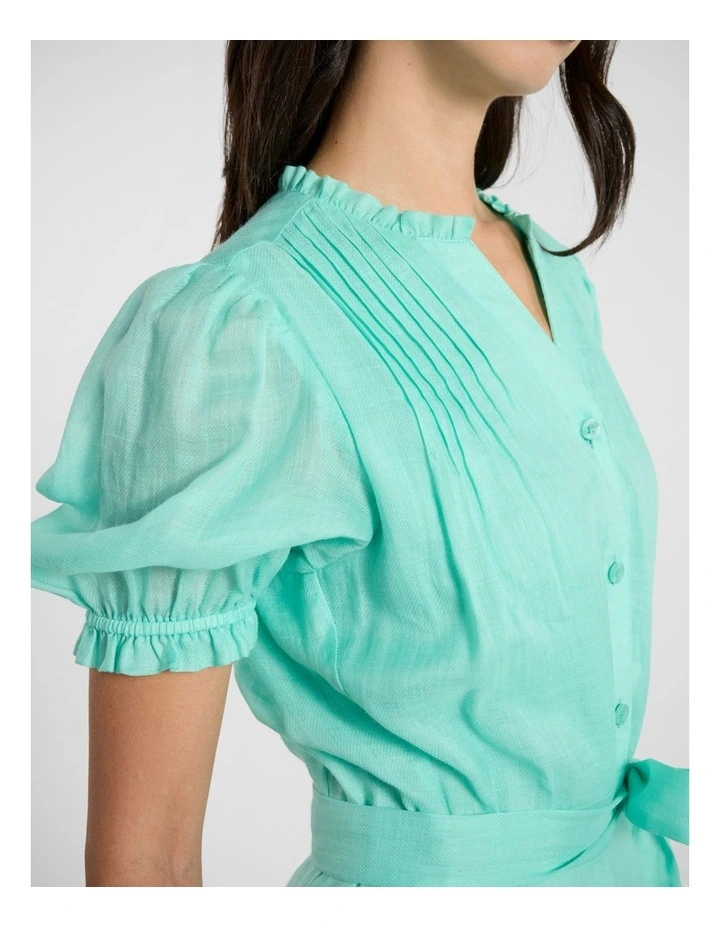 Florence Mini Dress in Jelly Mint image 4