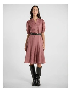 Florence Mini Dress in Rosewood