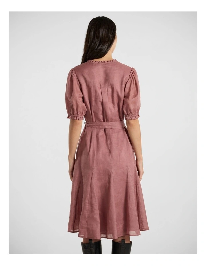 Florence Mini Dress in Rosewood image 3