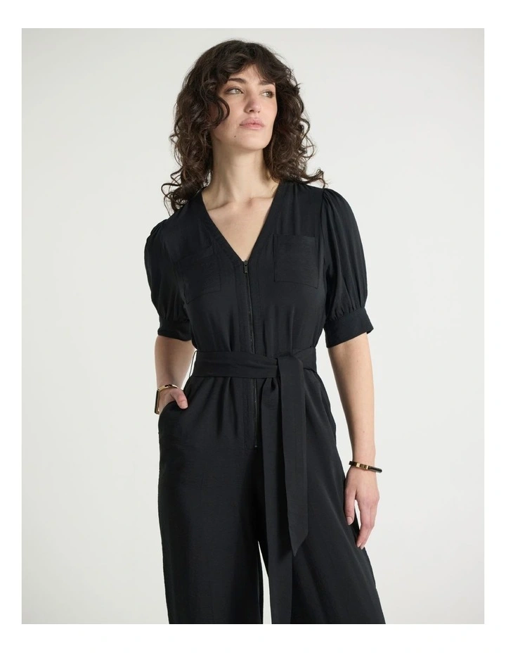 Night Changes Jumpsuit in Black image 2