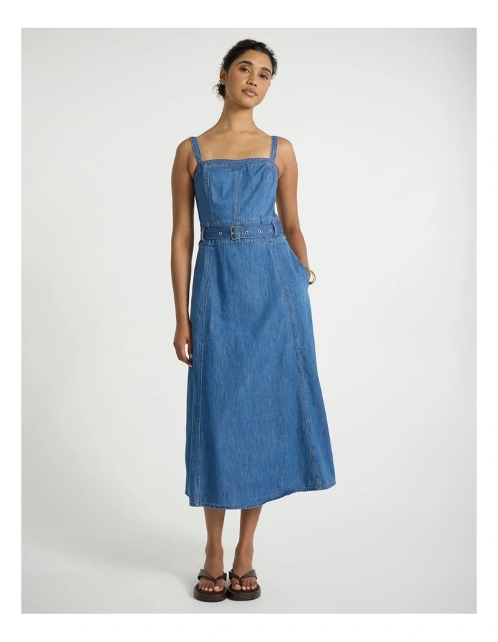 Tomlinson Denim Dress in Indigo image 1