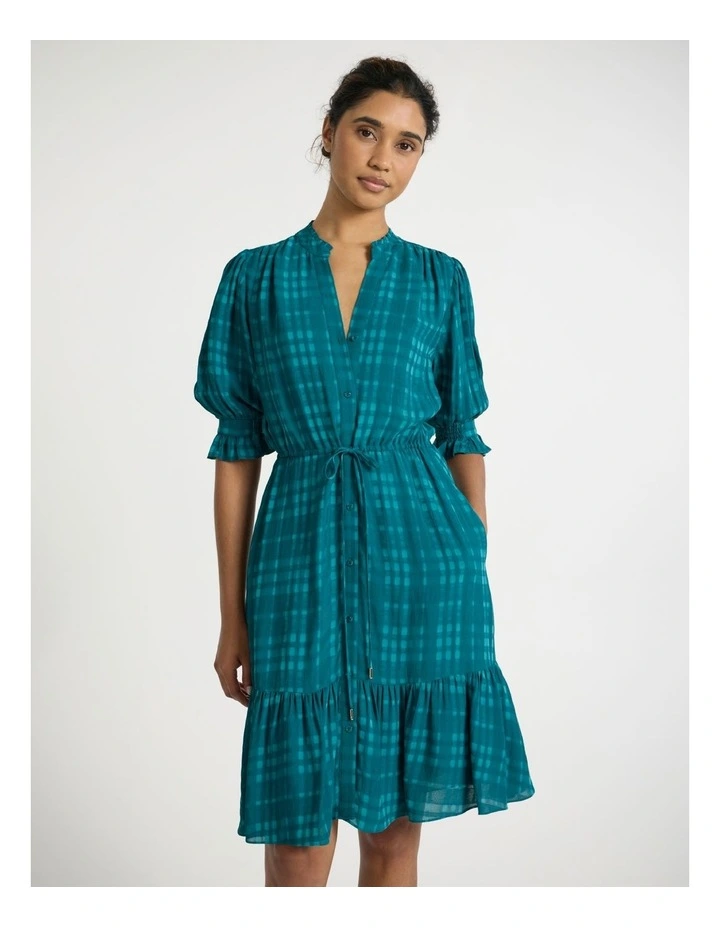 Ready To Run Dress in Peacock Green image 2