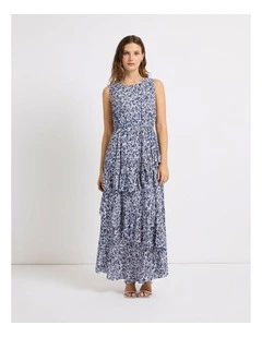 Safari And Sensibility Dress in Blue Multi