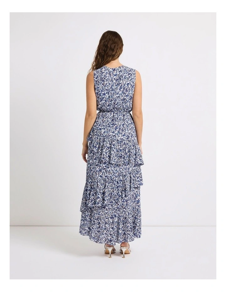 Safari And Sensibility Dress in Blue Multi image 3