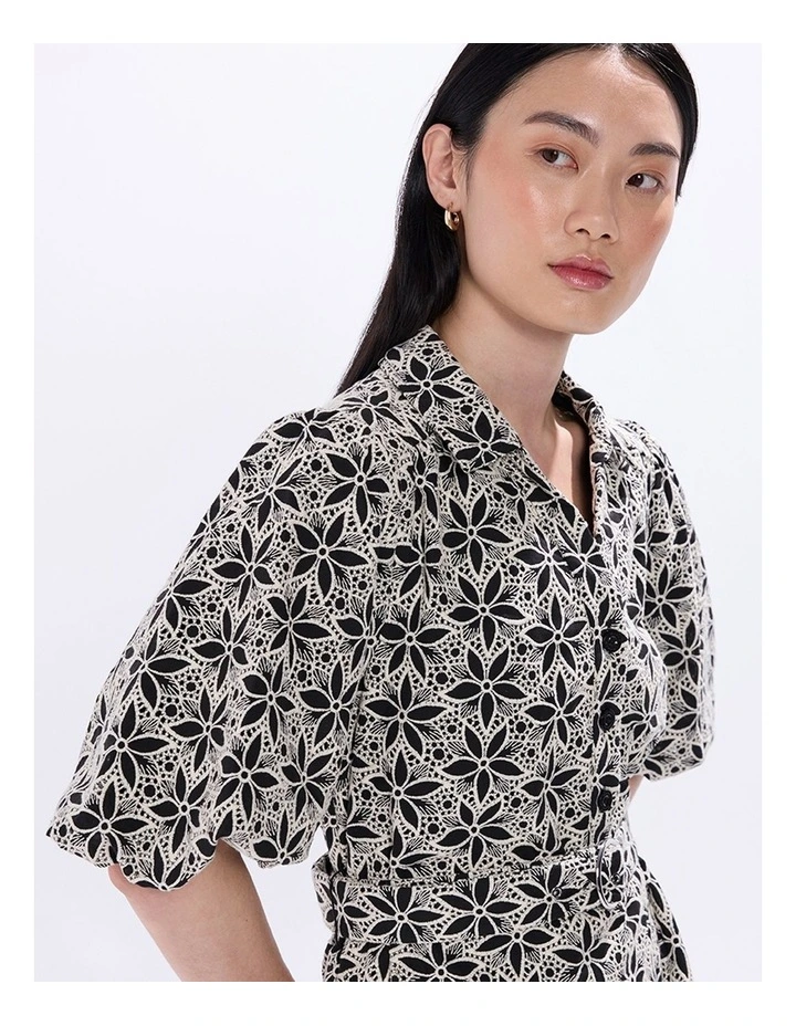 Nobody's Perfect Dress in Black Multi image 2