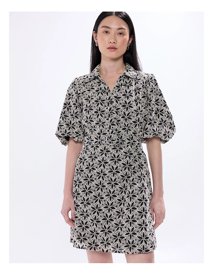 Nobody's Perfect Dress in Black Multi image 3