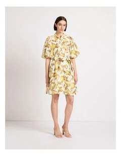 Pear-Suasion Dress in White Multi