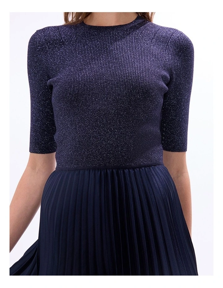 Solstice Midi Dress in Midnight image 3