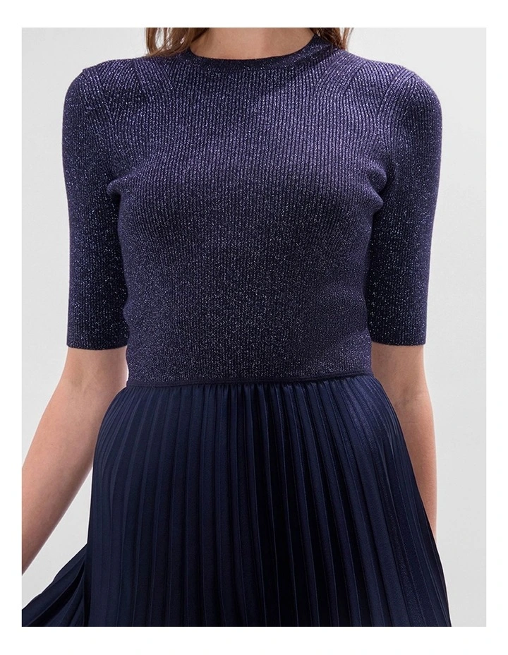 Solstice Midi Dress in Midnight image 4