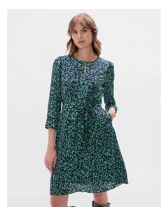 Treat Them Green Dress in Green Multi