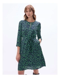 Treat Them Green Dress in Green Multi