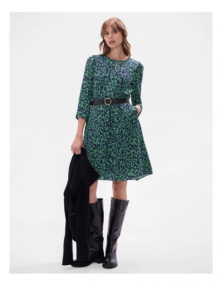 Treat Them Green Dress in Green Multi image 2