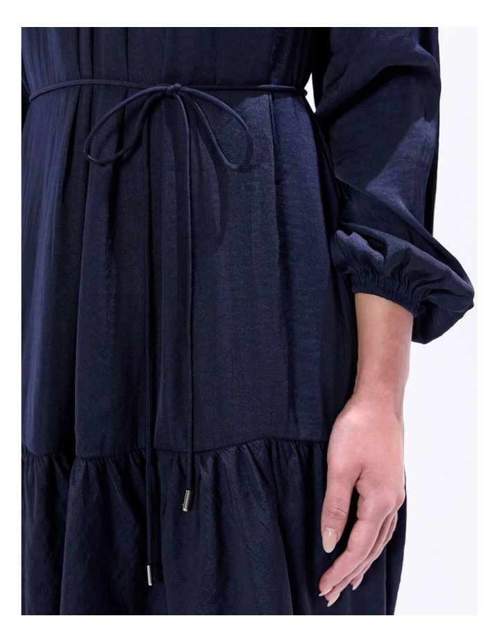 Karu Mini Dress in Moonlit Navy image 4