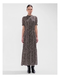 Wild About You Dress in Brown Multi