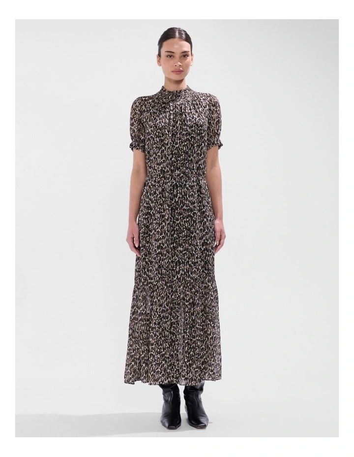 Wild About You Dress in Brown Multi image 1
