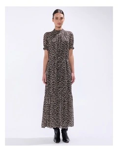 Wild About You Dress in Brown Multi