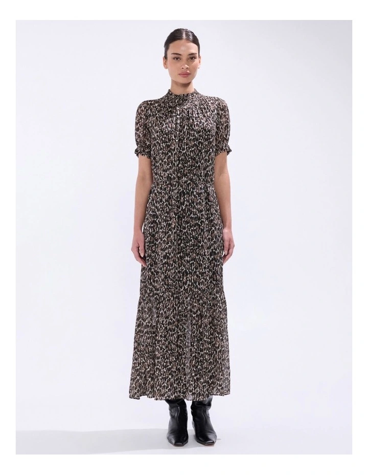 Wild About You Dress in Brown Multi image 1