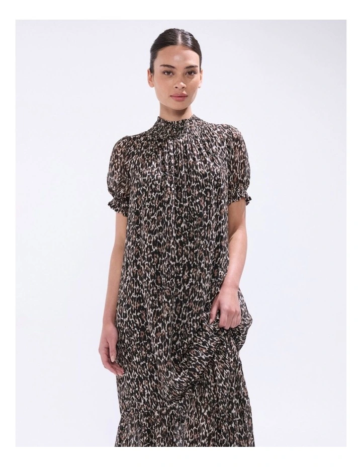 Wild About You Dress in Brown Multi image 2