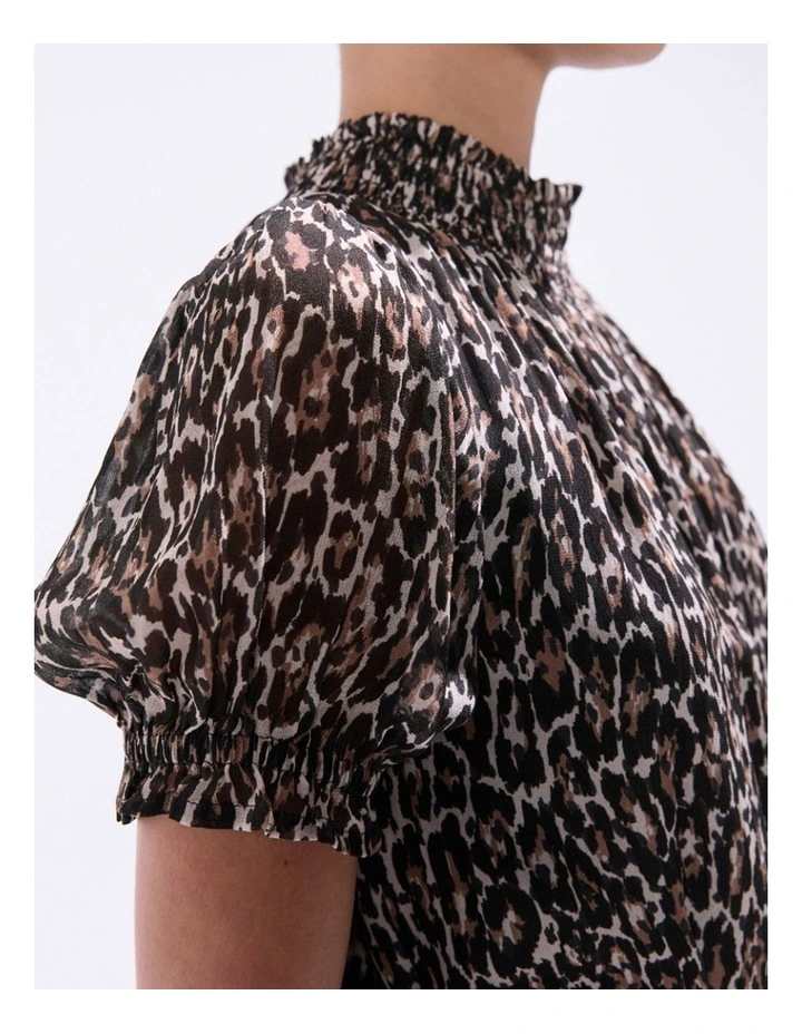 Wild About You Dress in Brown Multi image 4