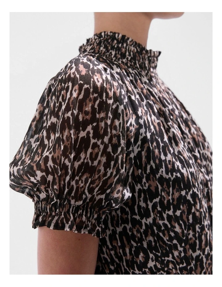 Wild About You Dress in Brown Multi image 5