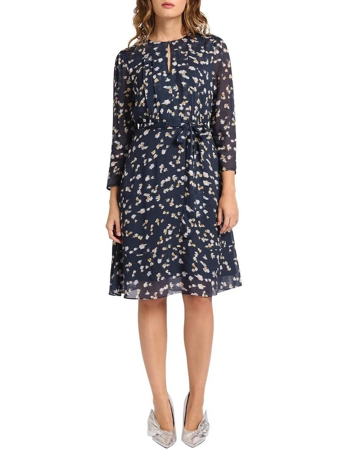 Just One Daisy Dress in Navy Multi image 1