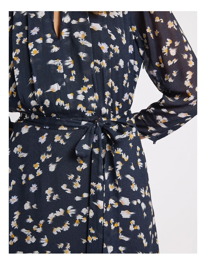 Just One Daisy Dress in Navy Multi image 3