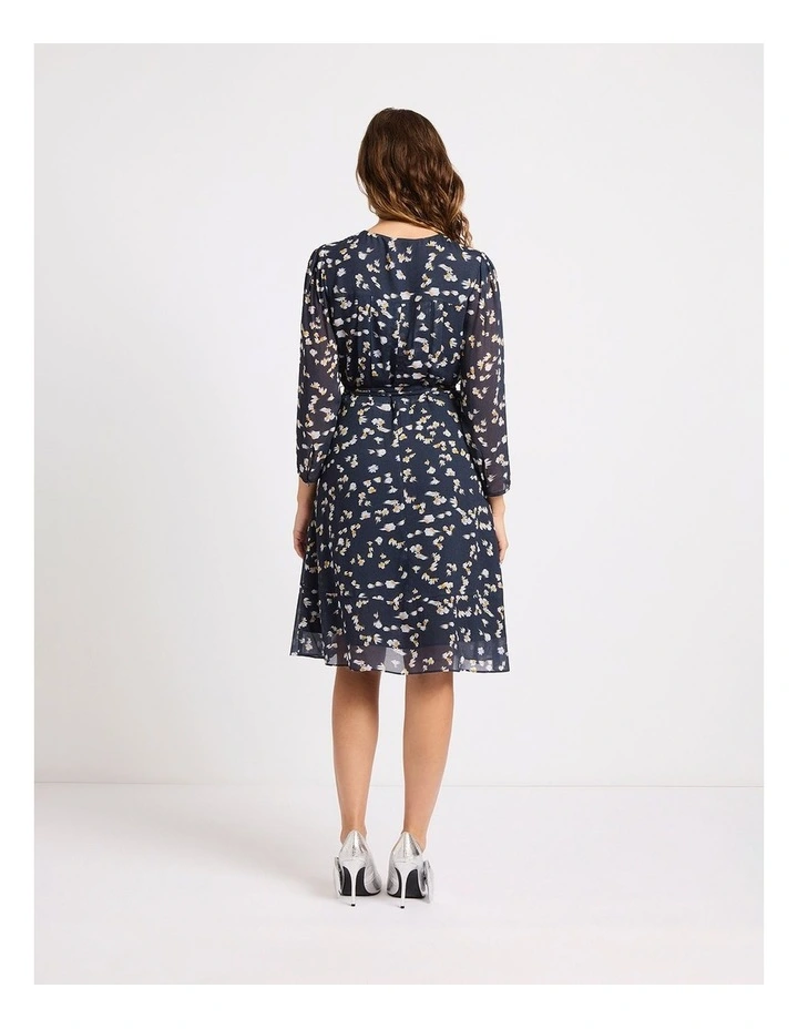 Just One Daisy Dress in Navy Multi image 4